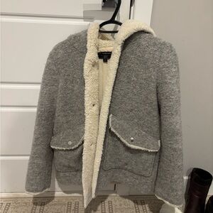 zara grey coat